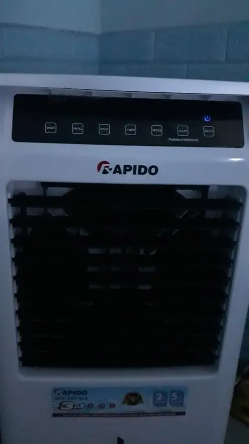 Khách hàng review Quạt điều hòa Rapido 3000D 40W 21