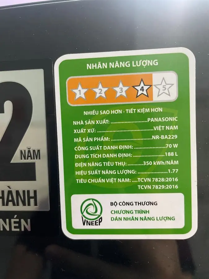 Khách hàng review Tủ lạnh Panasonic Inverter 188 lít NR-BA229PKVN 228