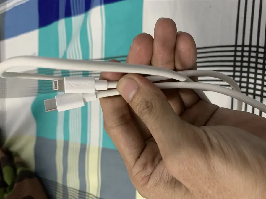 Khách hàng review Cáp Type C - Lightning 1m Xmobile LPDC-05 1