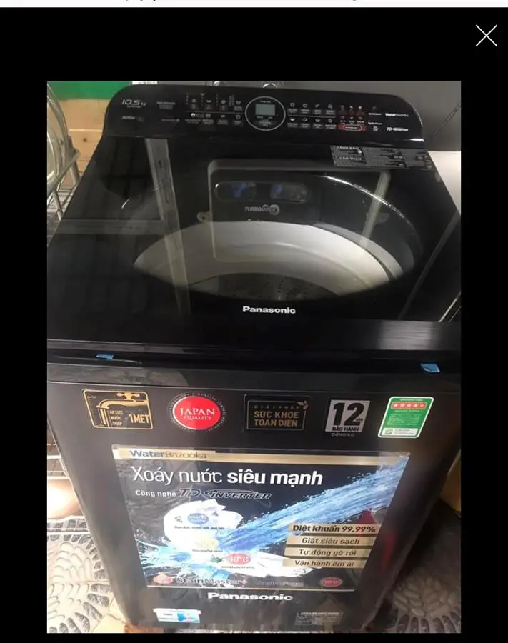 Khách hàng review Máy giặt Panasonic Inverter 10.5 Kg NA-FD10VR1BV 30
