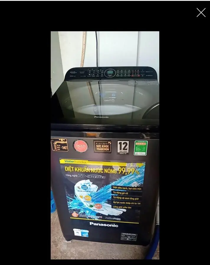 Khách hàng review Máy giặt Panasonic Inverter 10.5 Kg NA-FD10VR1BV 31