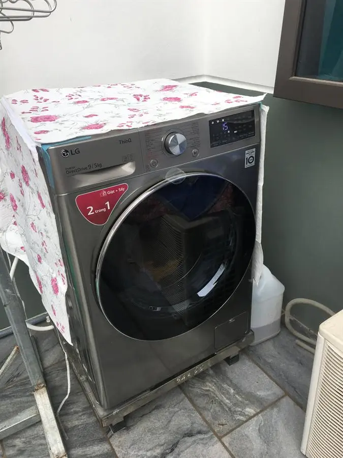 Khách hàng review Máy giặt sấy LG AI DD Inverter giặt 9 kg - sấy 5 kg FV1409G4V 24