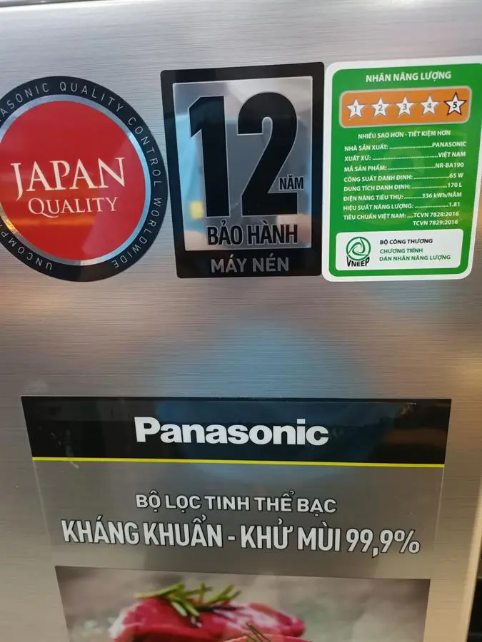 Khách hàng review Tủ lạnh Panasonic Inverter 170 lít NR-BA190PPVN 297