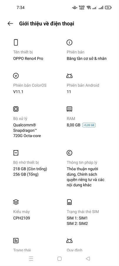 Khách hàng review Điện thoại OPPO Reno4 Pro 6