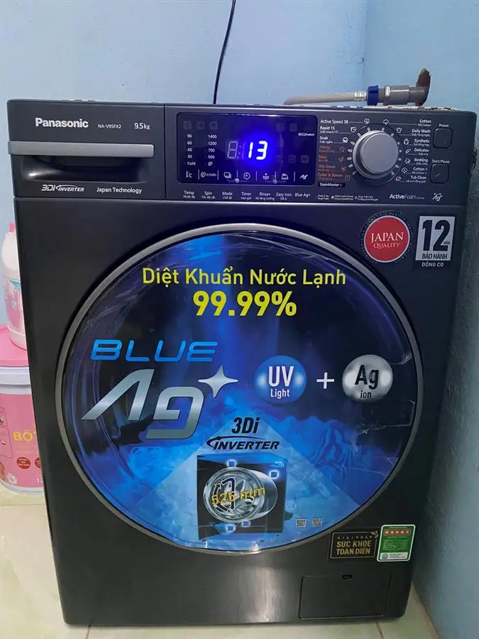 Khách hàng review Máy giặt Panasonic Inverter 9.5 Kg NA-V95FX2BVT 19