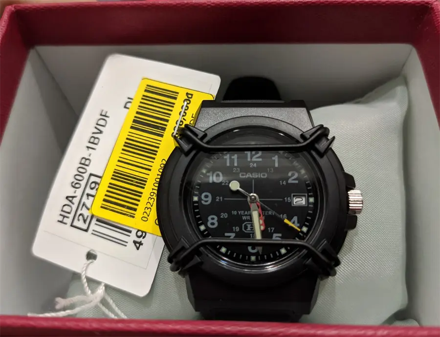 Khách hàng review Đồng hồ CASIO Timeless 39 mm Nam HDA-600B-1BVDF 4