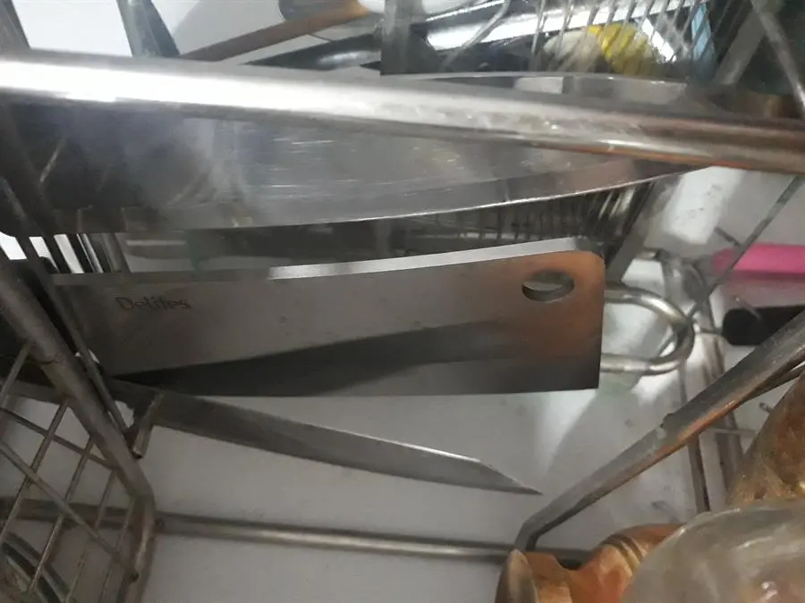 Khách hàng review Dao chặt inox Delites P1934-P1 3