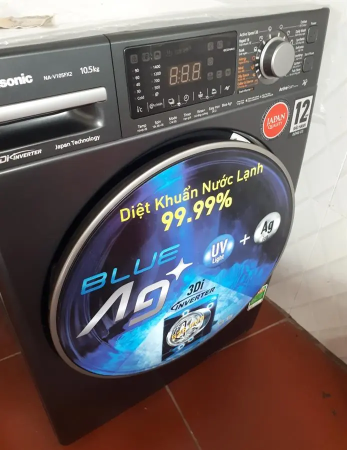 Khách hàng review Máy giặt Panasonic Inverter 10.5 Kg NA-V105FX2BV 6
