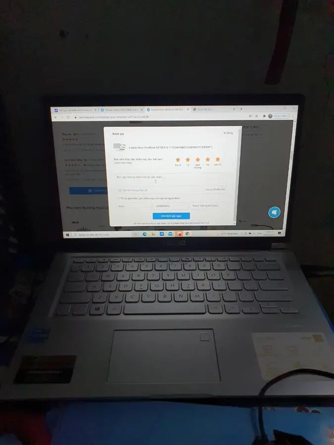 Khách hàng review Laptop Asus VivoBook X415EA i3 1115G4/4GB/512GB/Win10 (EB638T) 1