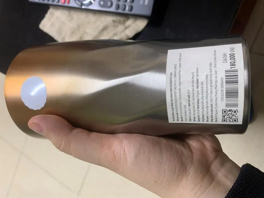 Khách hàng review Ly giữ nhiệt inox có ống hút 550 ml DMX KS K550Y27 2