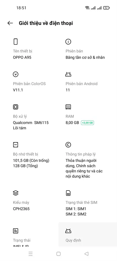 Khách hàng review Điện thoại OPPO A95 10