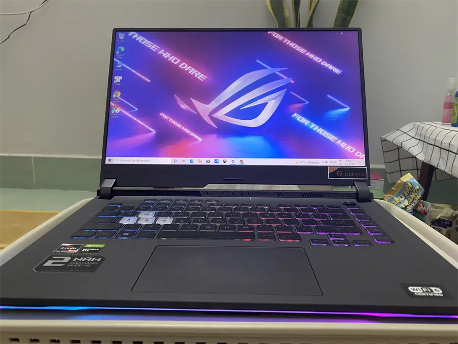 Khách hàng review Laptop Asus ROG Strix Gaming G15 G513IH R7 4800H/8GB/512GB/4GB GTX1650/144Hz/Win10 (HN015T) 17