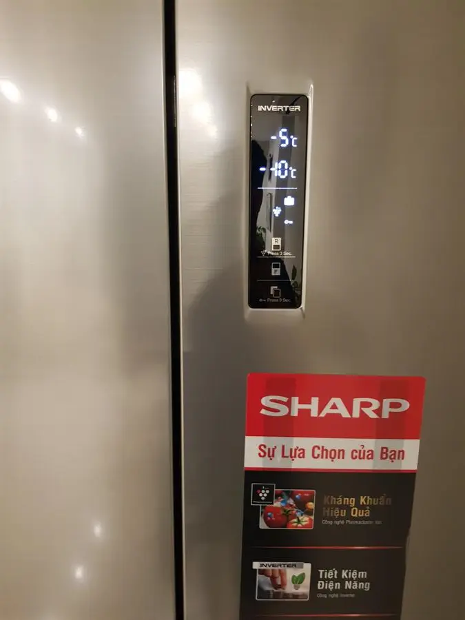 Khách hàng review Tủ lạnh Sharp Inverter 401 lít Multi Door SJ-FXP480V-SL 15