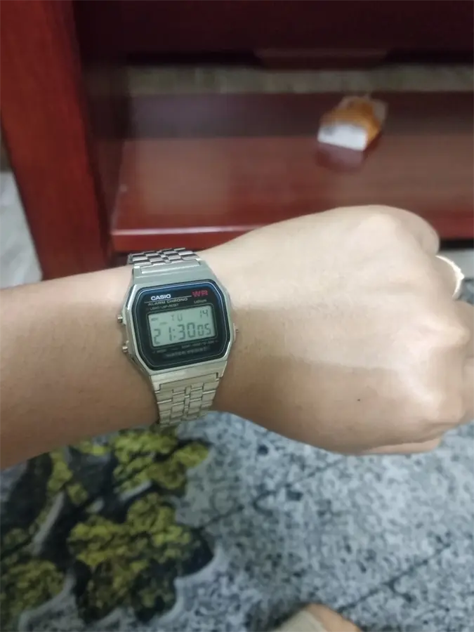 Khách hàng review Đồng hồ CASIO Vintage 33 mm Unisex A159WA-N1DF 6
