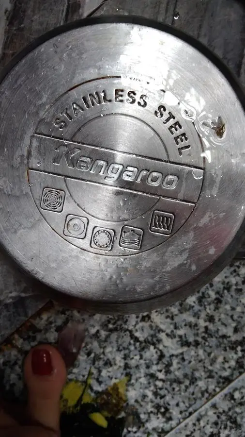 Khách hàng review Bộ 3 nồi inox 5 đáy nắp kính Kangaroo KG878 10