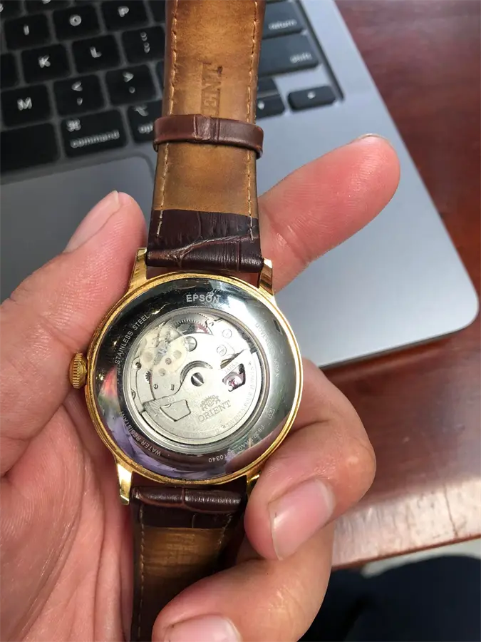 Khách hàng review Đồng hồ ORIENT Bambino 40.5 mm Nam RA-AP0004S10B 2