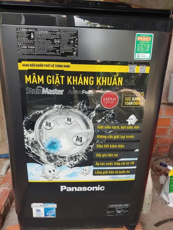 Khách hàng review Máy giặt Panasonic 8.5 Kg NA-F85A9BRV 256