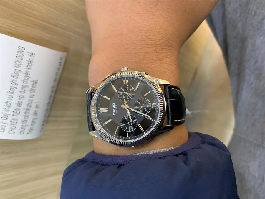 Khách hàng review Đồng hồ CASIO Timeless 42 mm Nam MTP-1375L-1AVDF 6