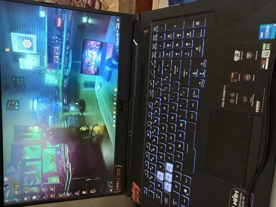 Khách hàng review Laptop Asus TUF Gaming FX706HC i5 11400H/8GB/512GB/4GB RTX3050/144Hz/Win10 (HX003T) 2