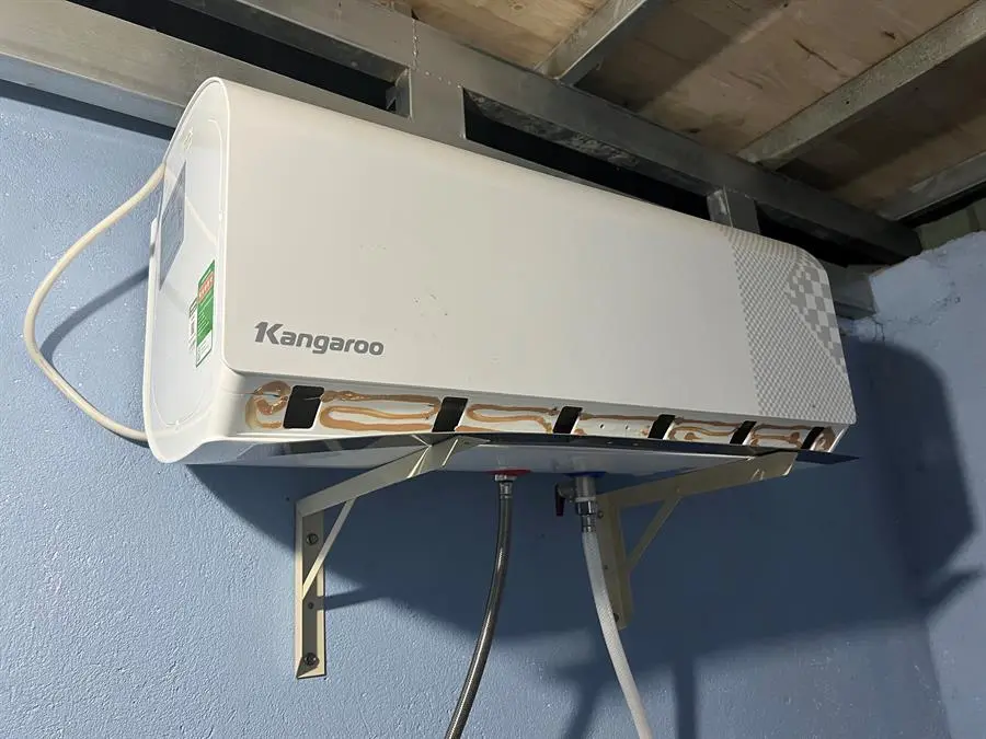 Khách hàng review Máy nước nóng gián tiếp Kangaroo 22 lít 2500W KG79A2 5