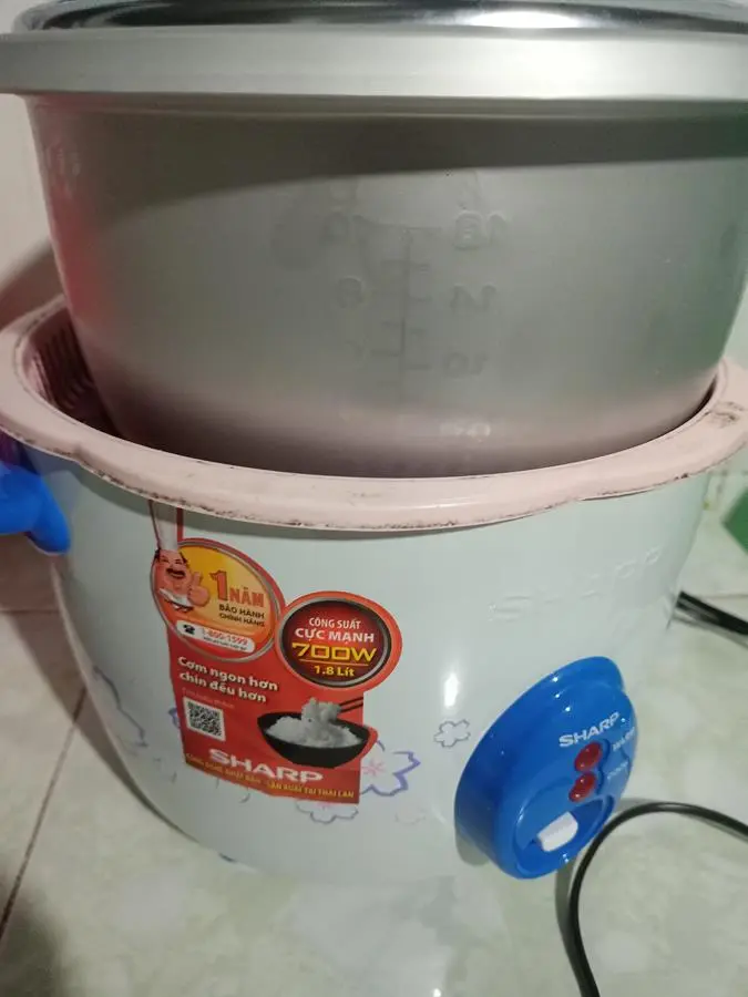 Khách hàng review Nồi cơm nắp rời Sharp 1.8 lít KSH-D19V 13