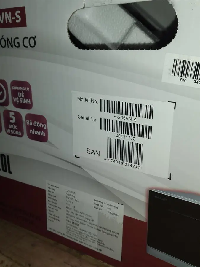 Khách hàng review Lò vi sóng Sharp R-205VN(S) 20 lít 12