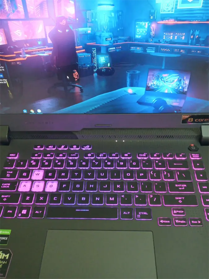 Khách hàng review Laptop Asus ROG Strix Gaming G15 G513IH R7 4800H/8GB/512GB/4GB GTX1650/144Hz/Win10 (HN015T) 6