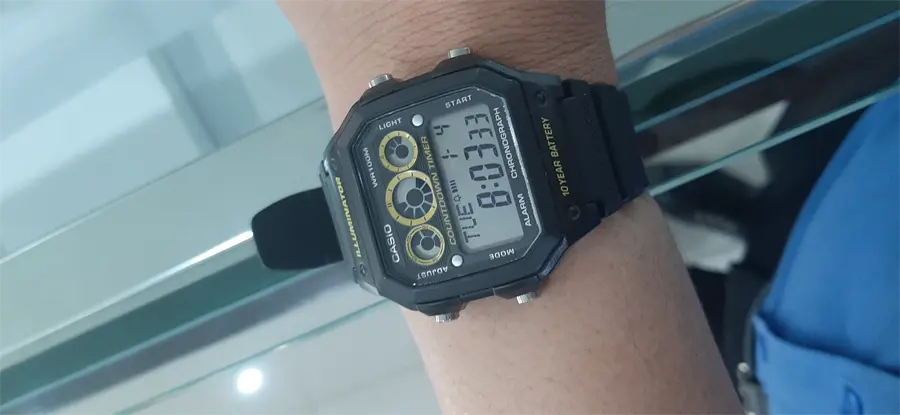 Khách hàng review Đồng hồ CASIO 39.7 mm Nam AE-1300WH-1AVDF 10