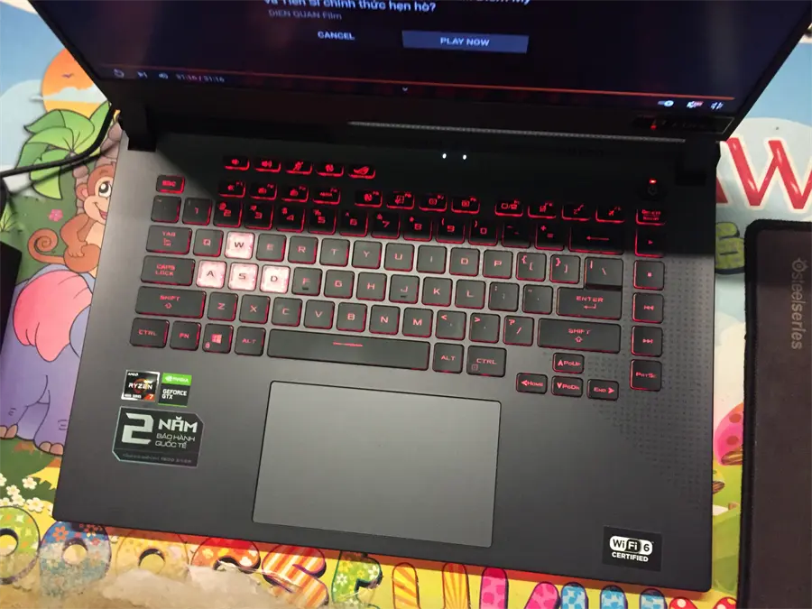 Khách hàng review Laptop Asus ROG Strix Gaming G15 G513IH R7 4800H/8GB/512GB/4GB GTX1650/144Hz/Win10 (HN015T) 4