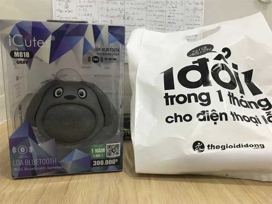 Khách hàng review Loa Bluetooth iCutes MB-M818 Cún 3