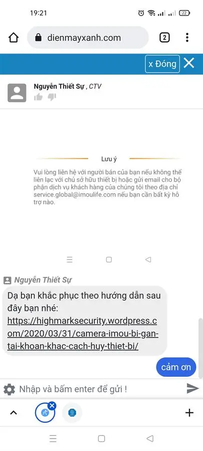 Khách hàng review Camera Ngoài Trời 2MP Imou Bullet 2C 2