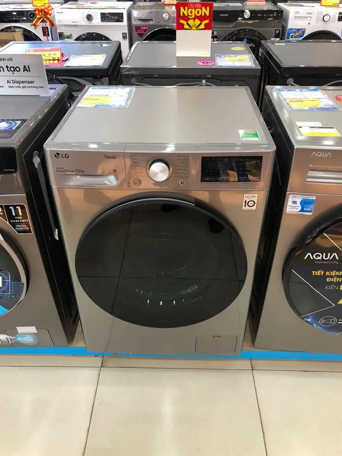 Khách hàng review Máy giặt LG AI DD Inverter 10 kg FV1410S4P 22