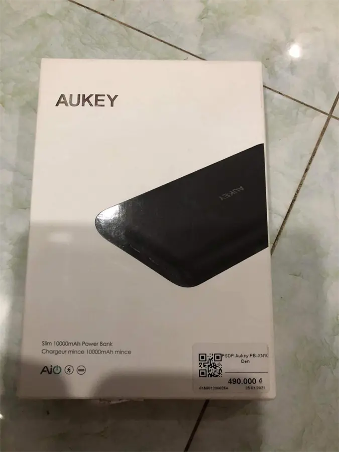 Khách hàng review Pin sạc dự phòng Polymer 10.000 mAh Type C AUKEY PB-XN10 1