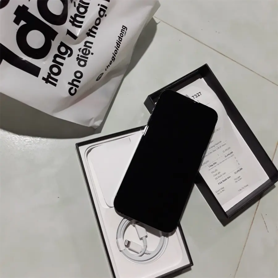 Khách hàng review Điện thoại iPhone 13 Pro Max 128GB 38