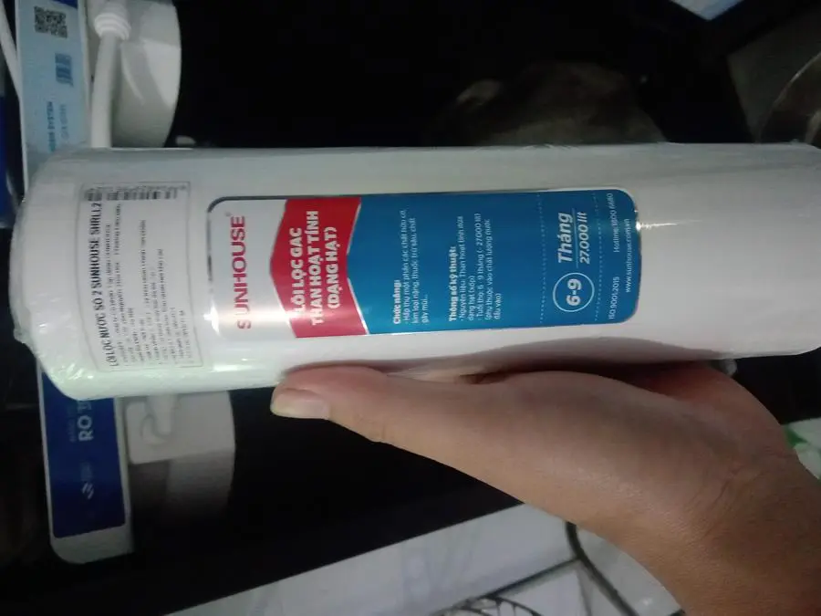 Khách hàng review Lõi lọc thô Sunhouse số 2 GAC than hoạt tính 6