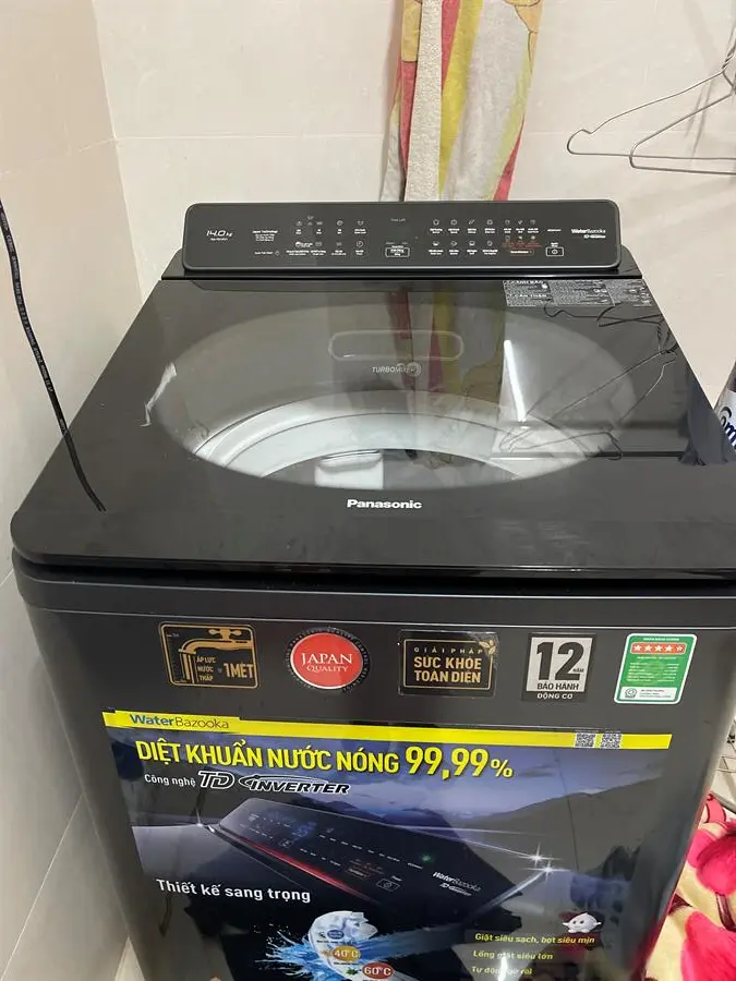 Khách hàng review Máy giặt Panasonic Inverter 14 Kg NA-FD14V1BRV 4