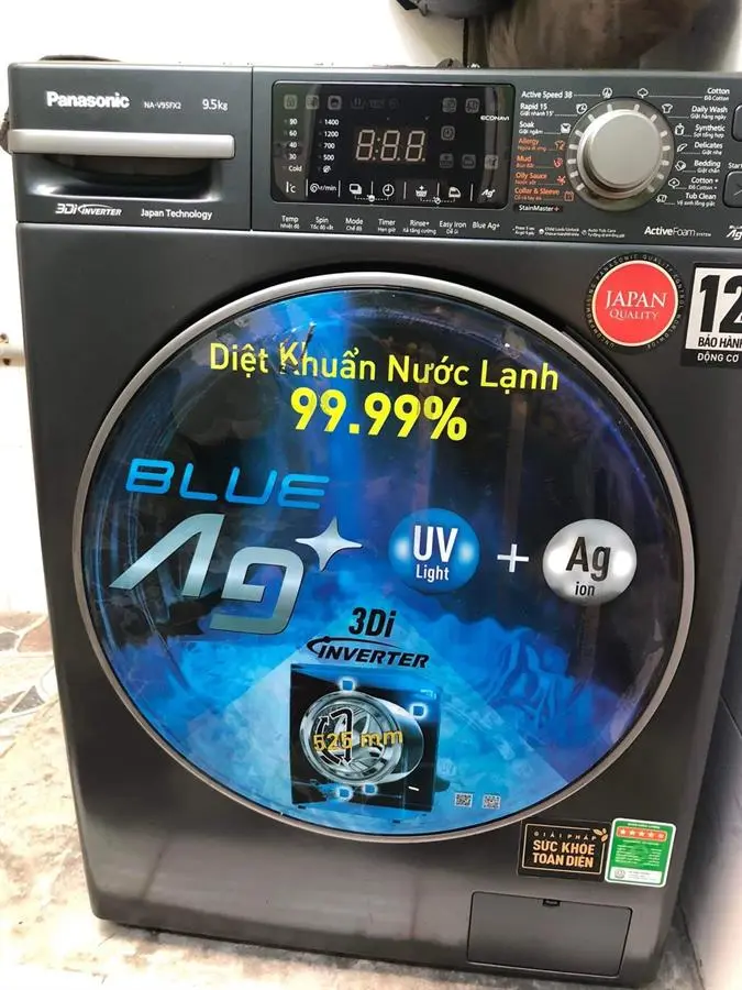 Khách hàng review Máy giặt Panasonic Inverter 9.5 Kg NA-V95FX2BVT 15