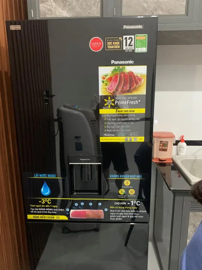Khách hàng review Tủ lạnh Panasonic Inverter 377 lít NR-BX421GPKV 28
