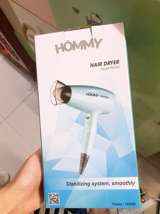 Khách hàng review Máy sấy tóc 1800W Hommy RW-830 2