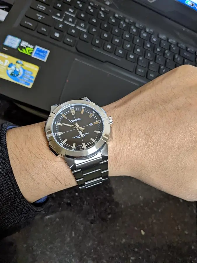 Khách hàng review Đồng hồ CASIO 44 mm Nam MTP-E172D-1AVDF 2
