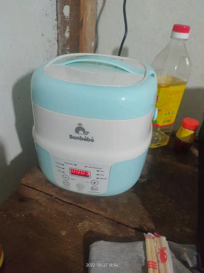 Khách hàng review Nồi nấu đa năng Bonbébé 1.5 lít BB-36 Xanh 1