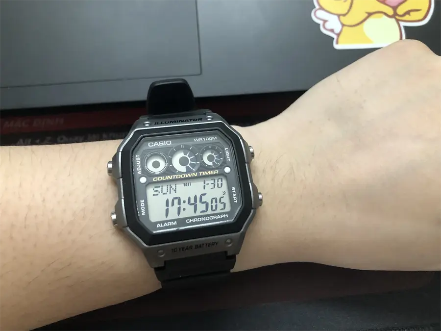 Khách hàng review Đồng hồ CASIO Timeless 42 mm Nam AE-1300WH-8AVDF 6