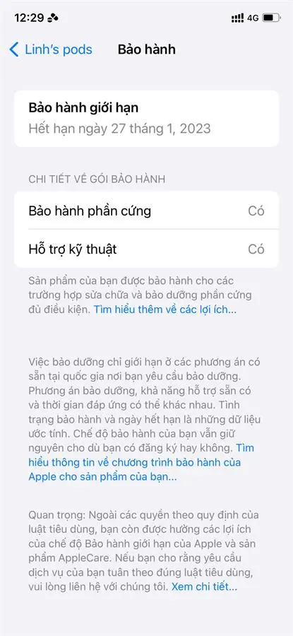 Khách hàng review Tai nghe Bluetooth AirPods Pro MagSafe Charge Apple MLWK3 26