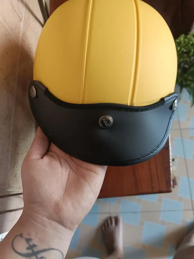 Khách hàng review Mũ 1/2 size M Chita CT31 vàng nhạt 2