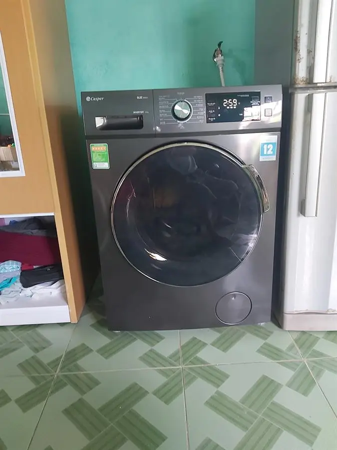 Khách hàng review Máy giặt Casper Inverter 8.5 kg  WF-85I140BGB 4