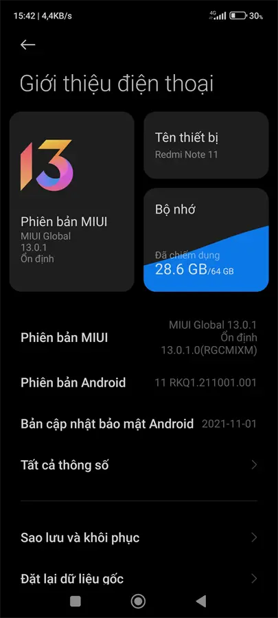 Khách hàng review Điện thoại Xiaomi Redmi Note 11 (4GB/64GB) 27