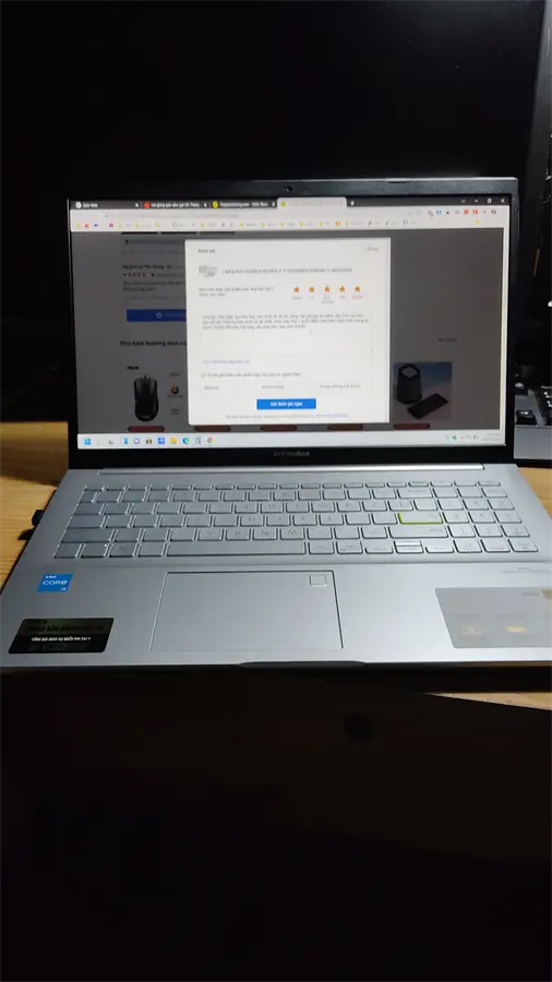 Khách hàng review Laptop Asus VivoBook A515EA i3 1115G4/8GB/512GB/Win11 (BN1624W) 5