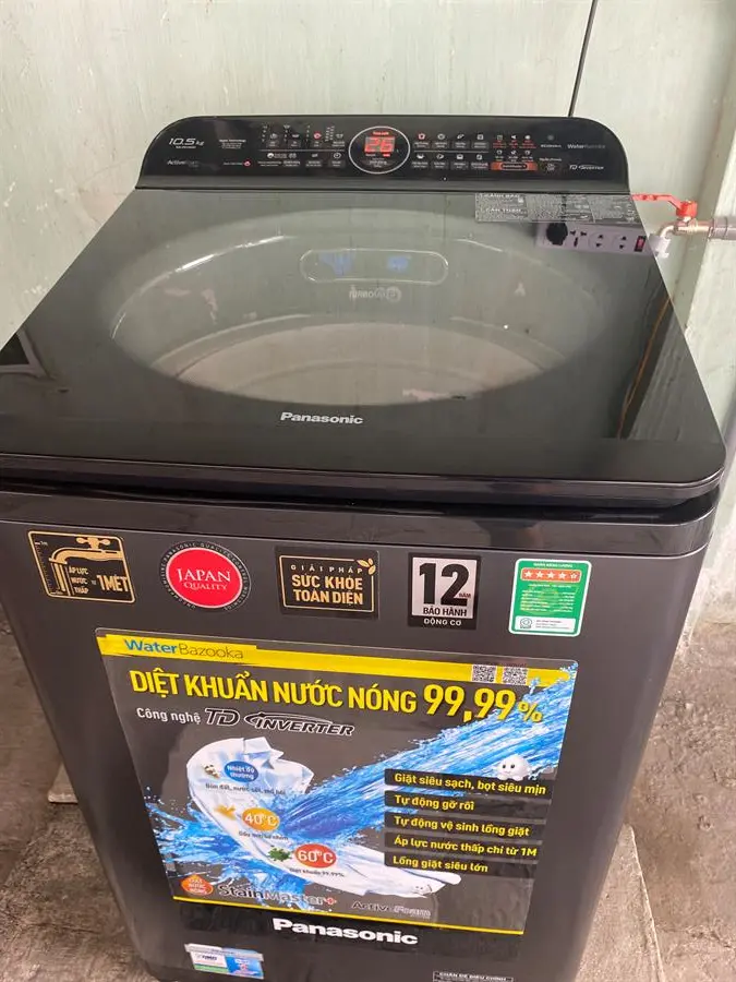 Khách hàng review Máy giặt Panasonic Inverter 10.5 Kg NA-FD10VR1BV 16
