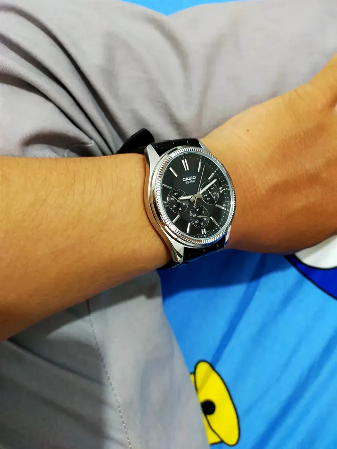 Khách hàng review Đồng hồ CASIO Timeless 42 mm Nam MTP-1375L-1AVDF 5