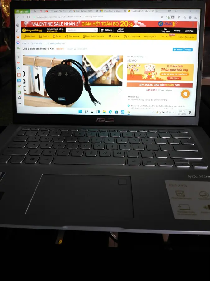 Khách hàng review Laptop Asus VivoBook X415EA i5 1135G7/8GB/512GB/Win11 (EB637W) 5